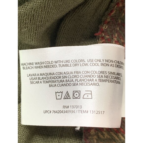 Orvis Mens XXL Thick Flannel Plaid Shirt Jacket Outdoor Shacket  RA10088 - Picture 7 of 15